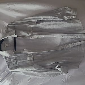 Chico's silver/grey sheer top